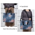 thumbnail image 6 of FORMRS 16" Laptop Bag Carrying Sleeve Case with Handle Travel Shoulder Briefcase, Trees in The Night, 6 of 8