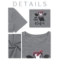 thumbnail image 4 of Anbech Country Shirts Women Farm Cow Print Clothes Not Today Heifer Graphic Tee, 4 of 8