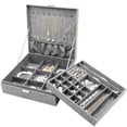 thumbnail image 1 of Organizador de joyero ProCase Velvet de 2 capas para mujer, 1 of 7