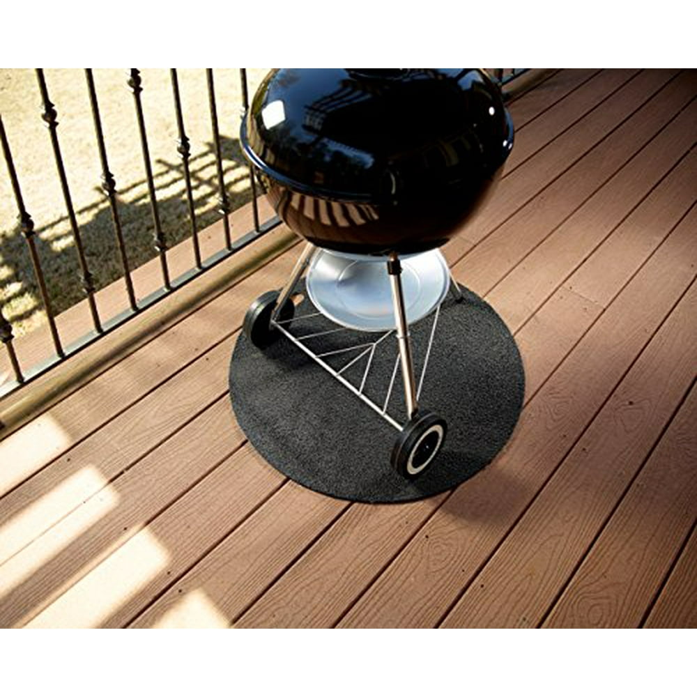 The Original Grill Pad Round Black 30" Diameter