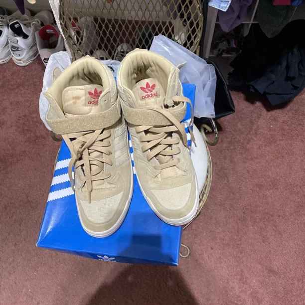 2011 Ad-id-as Forum Tan Colored Real Rare Shoe Suede No Damage With Box