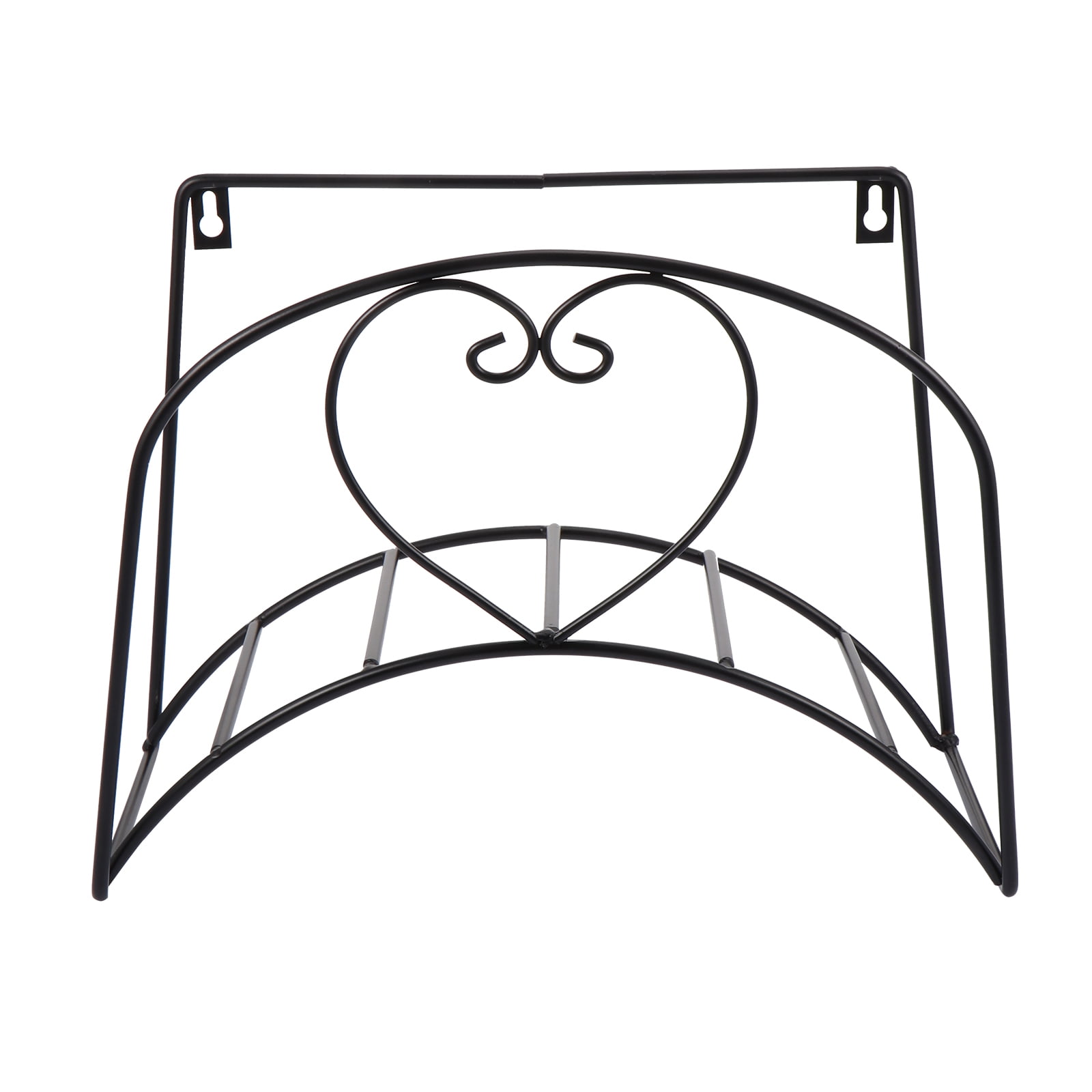 Garden Hose Holder Hanger Wall Mount Antique Hose Storage Rack (Black