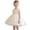 Beige, variant on Girls Tulle Dress with Sequin Butterfly Appliqués Sleeveless A-Line Sparkly Party Dress for Kids & Kids Beige,Size 6-7T