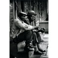thumbnail image 2 of Two African American Men Sitting On Stoop History (18 x 24), 2 of 2