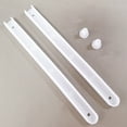 thumbnail image 3 of 1 Set Drawer Slides Furniture Guide Slides Plastic Drawer Runners Draw Rail Replacements, 3 of 9
