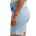 thumbnail image 4 of Tiqkatyck Womens Shorts Clearance, Women's 2024 Summer Solid Color Casual High Waisted Versatile High Elastic Twill Shorts Workout Shorts Women Biker Shorts Women Blue L, 4 of 5
