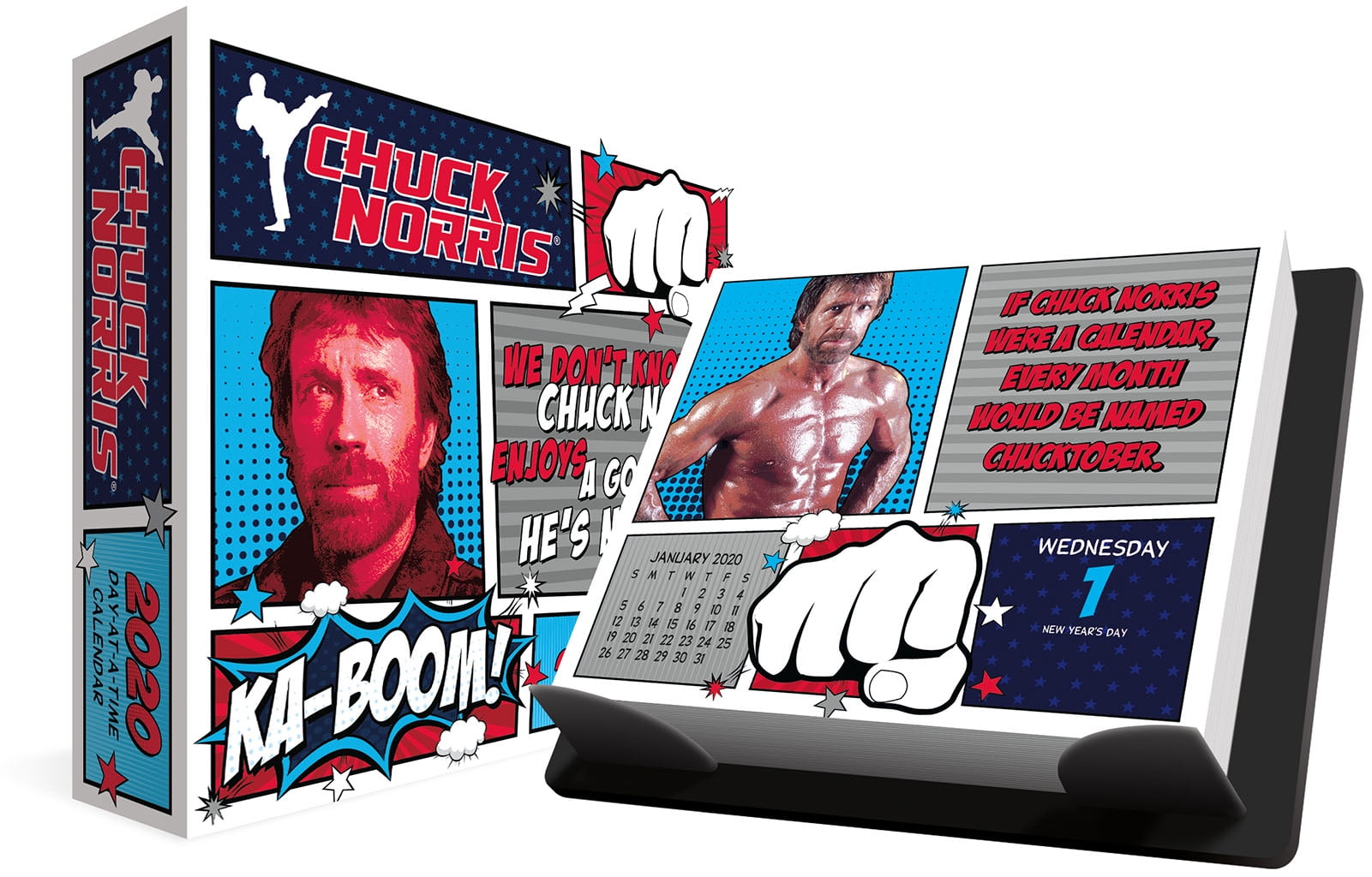 Trends International 2020 Chuck Norris DayataTime Box Box Calendar