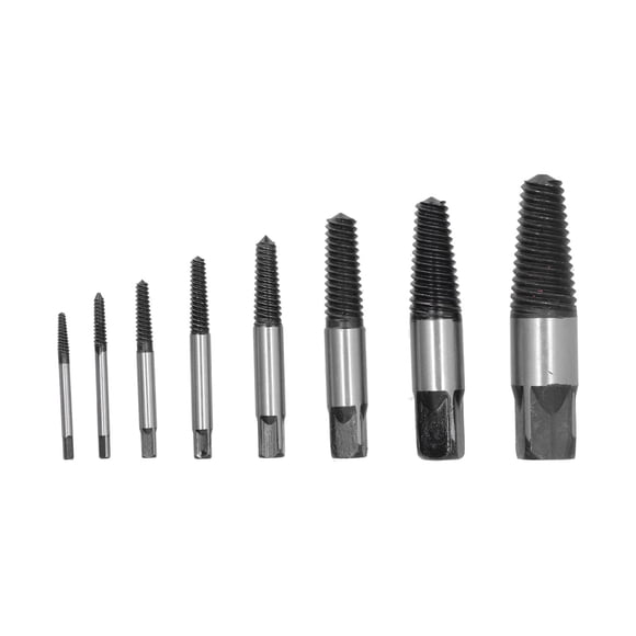 Kit de extractor de tornillos dañados, extractor de tornillos de 8 piezas Juego de extractores de tornillos Extractor de tornillos Características mejoradas
