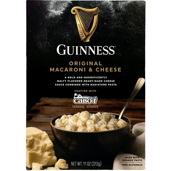 Guinness Original Macaroni & Cheese with Organic Pasta, 11 oz Box, Shelf-Stable
