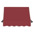 thumbnail image 2 of Awntech 3.375 ft Charleston Fixed Awning Acrylic Fabric, Burgundy, 2 of 2