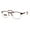 Red Gold, variant on Rectangle Metal Half Rim Spring Hinge 3 Multi-Focal Progressive Reading Glasses Black Silver +1.5