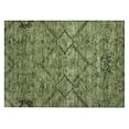 thumbnail image 2 of Addison Rugs Chantille Indoor/Outdoor Transitional Floral Olive Washable Rectangle Rug, 1'8" x 2'6", 2 of 6