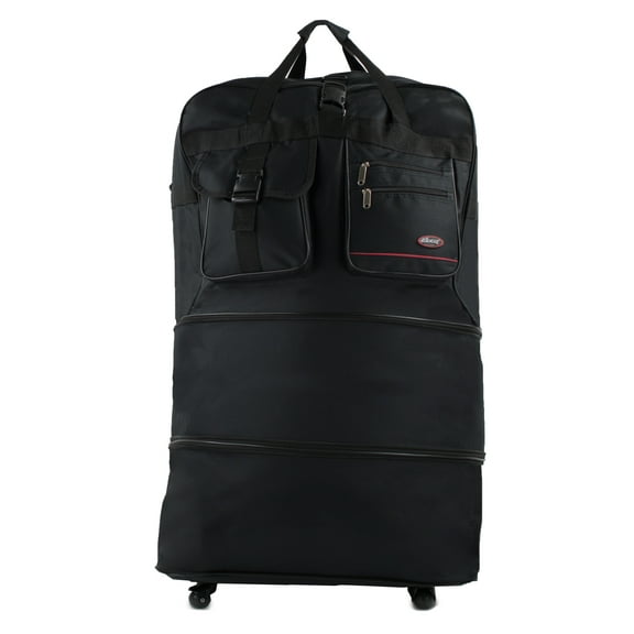 40 in. Black Expandable 3-Layer Spinner Bag