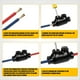 thumbnail image 4 of Conector de Empalme de Conector de Cable Aislado, Conectores de Cable de Aluminio A Cobre, Calibre 2-14, 4 of 5