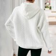 thumbnail image 4 of Vedolay Women Hoodless Hoodies Fashion Puffed Sleeved Printed Long Sleeve Active Wear T-Shirt Clothes for Women White,L, 4 of 5