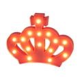 thumbnail image 2 of Inerposs Princess Themed LED Marquee Night Light, Coronet Shape Decorative Wall Lamp, Battery Operated Tabletop Decor, Ideal for Birthday Parties and Bedroom Ambiance, 2 of 6