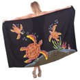 thumbnail image 5 of HAPPY BAY Women's Beachwear Sarong Coverups Bikini Skirt Swim Cover up Swimsuit Summer Wraps Bathing suit Swimwear Beach Wrap Skirts for Women One Size Black, Turtle, 5 of 5