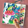 thumbnail image 2 of Bright Stripes Peinture par Numéros - Arts et Artisanat Forêt de Champignons pour Enfants, 2 of 7