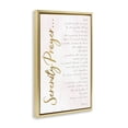 thumbnail image 2 of Stupell Industries Serenity Prayer Scripture Gold Framed Floater Canvas Wall Art, design by Anna Quach, 2 of 10