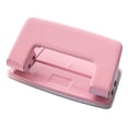 thumbnail image 1 of Double Hole Punch, 6mm Professional Ergonomic Design Desktop Paper Punching Tool for  Cardstock Binder or Paper, 1 of 8