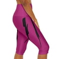 thumbnail image 6 of Effete Feline Claw Marks Scratch Yoga Capri Leggings (AOP), 6 of 8