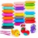 thumbnail image 1 of 24 Colors Ultra Light Modeling Clay, Magic Clay, Non-Toxic Modeling Clay & Dough, Gift for Children, 1 of 5