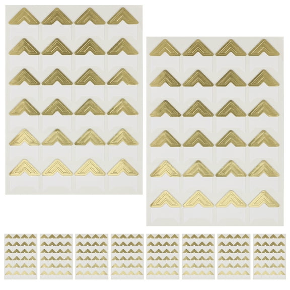 Homoyoyo Photo Corner Stickers 240 Pcs for Scrapbooking Albums and Crafts