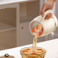 thumbnail image 3 of 3-in-1 Multifunctional Portable Electric Cooking Mug, 30oz Rechargeable Coffee Mug Warmer with Adjustable Temp & 24h Keep-Warm for Coffee Porridge Soup, 3 of 8