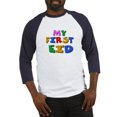 thumbnail image 1 of CafePress - My First Eid Baseball Jersey - Cotton Baseball Jersey, 3/4 Raglan Sleeve Shirt, 1 of 1