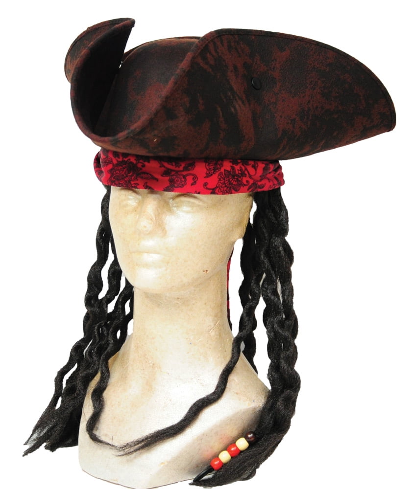 Pirate Hat Brown W Dread Walmart Walmart Pirate Hat Brown W Dread Walmart Walmart