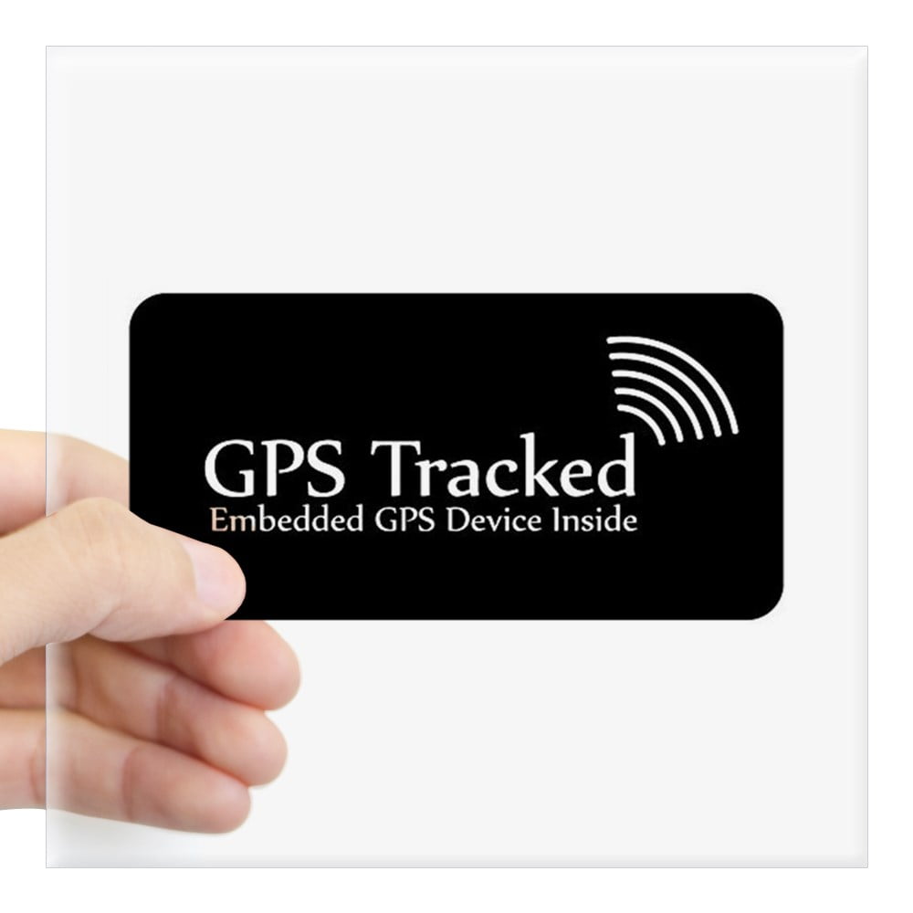 Cafepress Gps Tracking Inside Sticker Square Sticker 3 X 3 Walmart Com