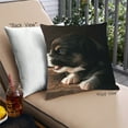 thumbnail image 1 of Ahgly Company Dogs Dogs Outdoor Throw Pillow, 18 inch by 18 inch, 1 of 6
