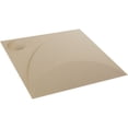 thumbnail image 6 of Ekena Millwork 19 5/8"W x 19 5/8"H Ezra EnduraWall Decorative 3D Wall Panel, UltraCover Satin Smokey Beige (Covers 2.67 Sq. Ft.), 6 of 6