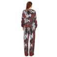thumbnail image 2 of BZSMCE Women Slim Pajamas Loose Style Female Fashion Whimsical Puppies in Snow Pattern Sleepwear, 2 of 6