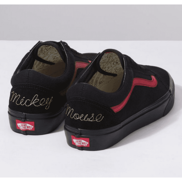 Vans Old Skool Disney Mickey Mouse Club Skate Shoes Size Men's 3.5 5 - Walmart.com