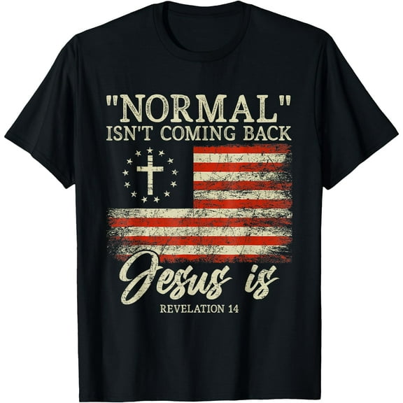 Christian Normal Isn't Coming Back Jesus Is Gift Unisex T-Shirt for Men Women Kids