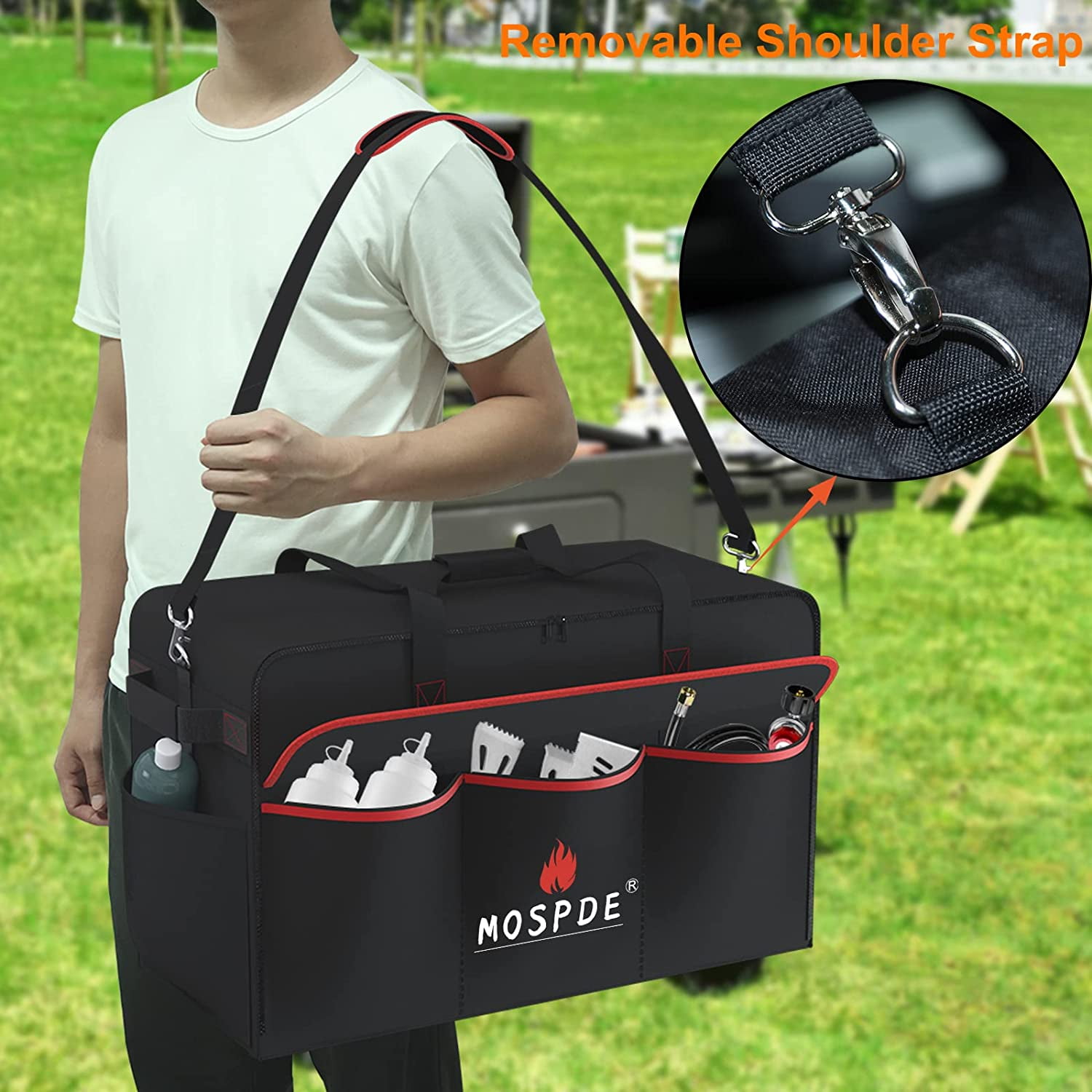 MOSPDE Durable and Water-Resistant Mesh Grill Bags
