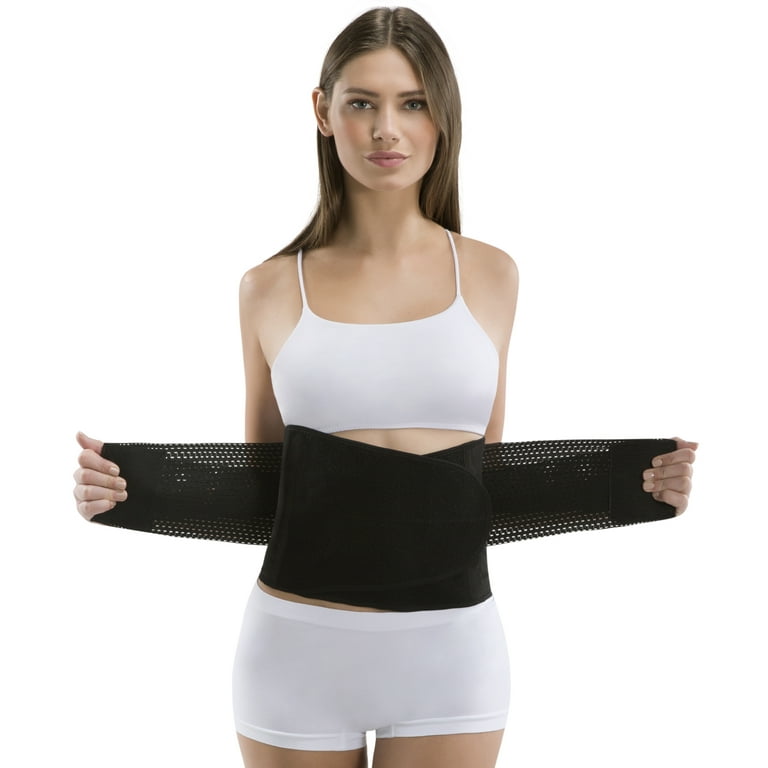 Sbelt Waist Trainer Hourglass Belt ? Women?s Body Cincher Sport Shapewear  (Small/Medium, Black)