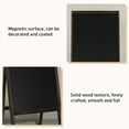 thumbnail image 5 of Fionafurn 40"(H) Chalkboard Outside A-frame Free Standing Easel, Sidewalk Sign sign board,Brown, 5 of 10