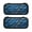 Black, variant on Blue Leather Hive Pattern, Carrying Case For Nintendo Switch & OLED Version, Eva Lightweight Shockproof Protective Pouch Case for Game Console & Accessories with 10 Game Card Slot & Wristband, White
