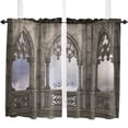thumbnail image 4 of Gothic Vintage House Decorative Window Curtains for Living Room the Bedroom Home Interior Kids Room Decoration Drapes Curtains, 4 of 6