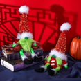 thumbnail image 4 of Navidad Muñecos De Peluche Adornos Navideños Monstruo De Pelo Verde Muñeco Enano Adornos Para Sofá Chimenea Dormitorio Yuarrent HA047140-02, 4 of 6