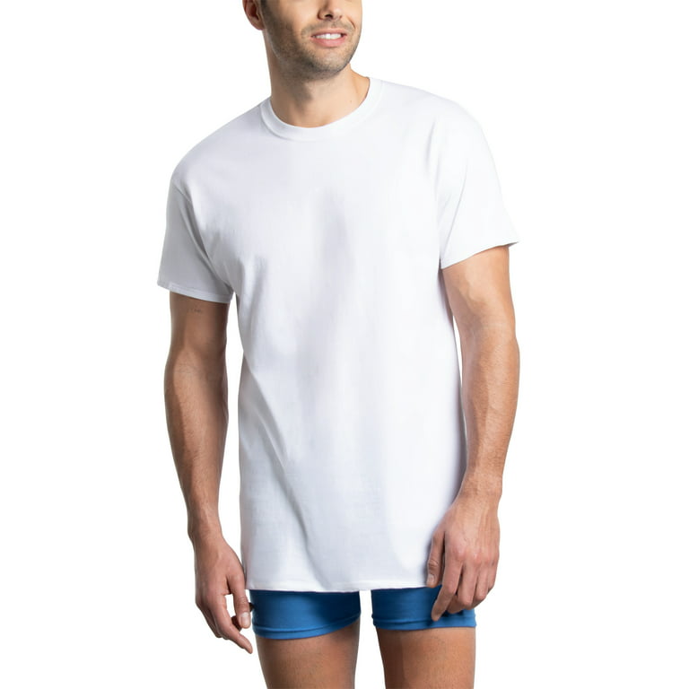 Fruit of the Loom Men's White Undershirts, 4 Pack, S-XL - Walmart.com