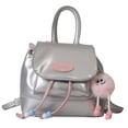 thumbnail image 1 of Mochila para Mujer Salvador Bolsa Ligera de Verano Plata, 1 of 9