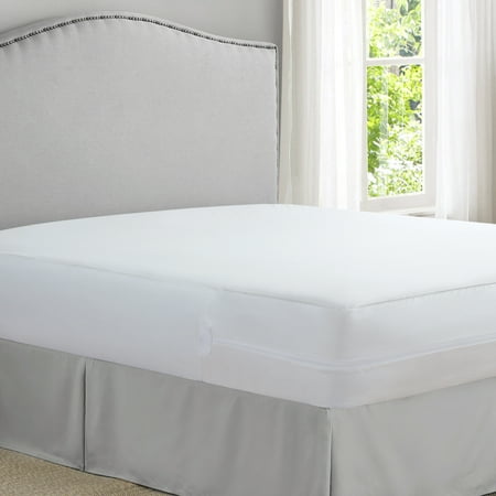 All-In-One Easy Care Mattress Protector with Bed Bug Blocker, Twin