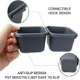 thumbnail image 2 of Organizer, Home Storage Box, Desk Drawer Organizer, Washable Storage Box, For Dressing Table, Bedroom, Bathroom, Kitchen, Office, 8 Pieces, 2 of 5