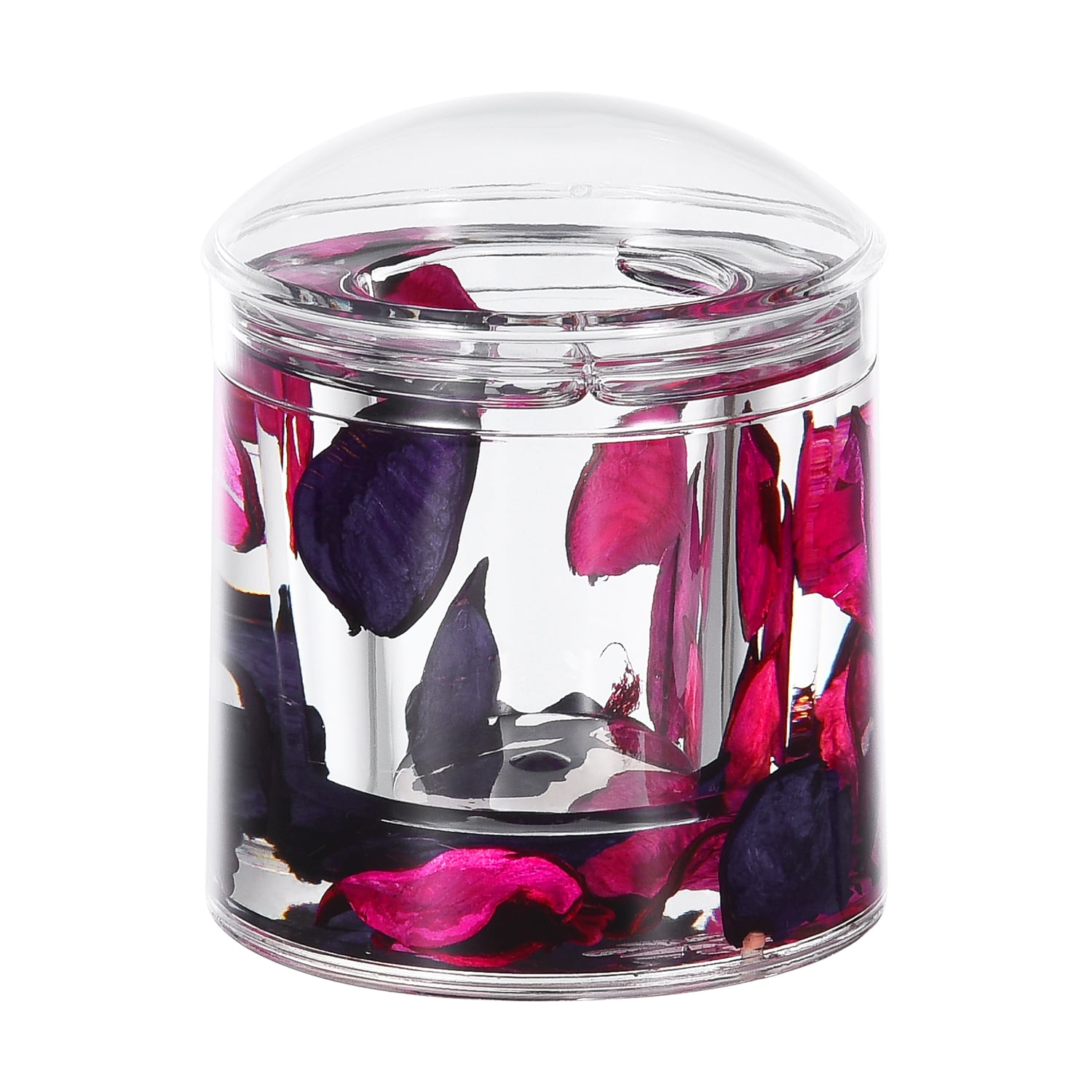 Locco Decor Acrylic Liquid 3D Floating Motion Round Qtip Cotton Ball