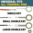 thumbnail image 5 of Terminal Removal Tool Kit | Multi-Size Connector Pin Extractor Set | Automotive Electrical Wire Pin Removal Tools | Steel Spring & Plastic | 11/26/36 Pieces | Cars Motorcycles Electronics, 5 of 8