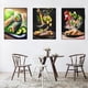 thumbnail image 4 of Deliciosa comida, rollitos de primavera, sabroso kebab, comida voladora, tazón de pollo a la naranja, póster, lienzo, pintura, arte de pared, decoración del hogar, 4 of 5