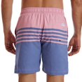thumbnail image 4 of Zylanna Men's Casual Shorts, Elastic Waist 2025 New Style Color Block Patching Beach Vocation with Pockets Summer Short Pants for Man Multicolor Size 34, 4 of 4